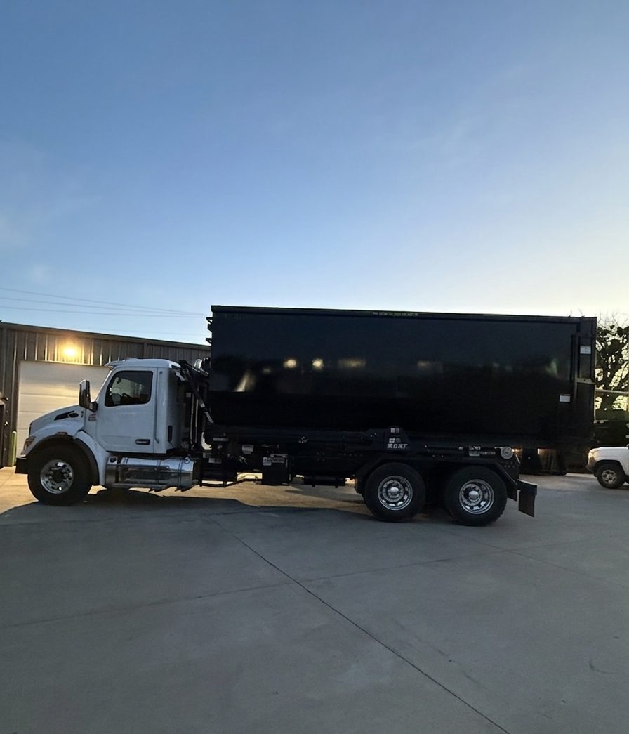 Roll-off dumpster delivery truck serving the Chickasha area